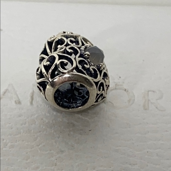 New Pandora Signature Heart June Sterling Silver 925 Ale 791784SSA - Picture 3 of 5